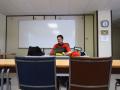 Updating my blog in a classroom in dease lake