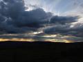 Rain and sun at 10pm