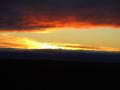 Sonnenuntergangsstimmung hinter dem Bodennebel um 1:40 Uhr. Den ersten offiziellen Sonnenuntergang gibts aber erst in 4 Tagen