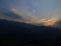 Eines von unzähligen Sonnenuntergangs-Bildern. Hier im Fansipan-Massiv, dem höchsten Berg Vietnams.